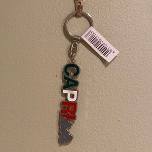 🌺Capri souvenir Keychain Key Ring